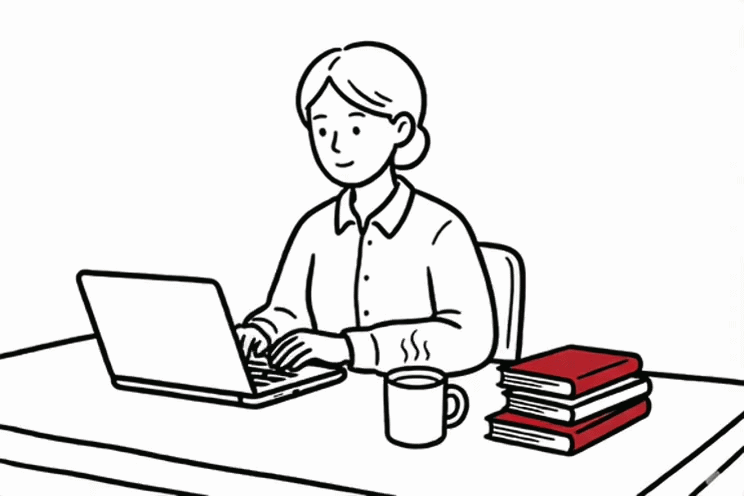 Teacher sign in animation